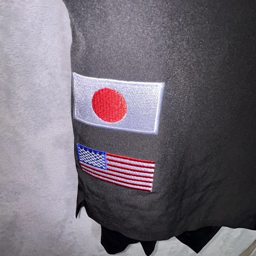 Darc Sport Wolves Shorts  Black Japan x USA Flags Limited Edition 925 /1000 SZ:S